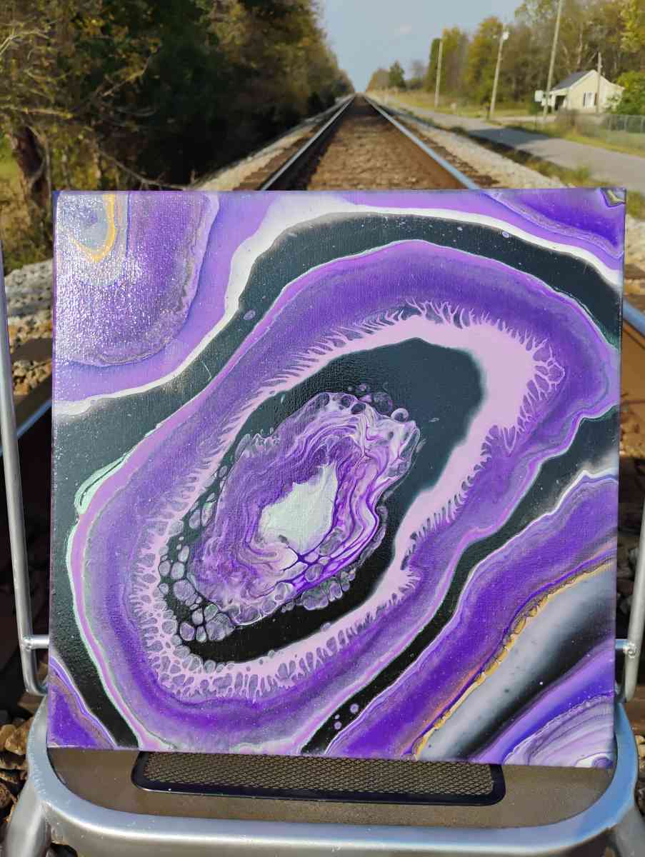 14in x 14in Acrylic Painting - Christiana, Tennessee