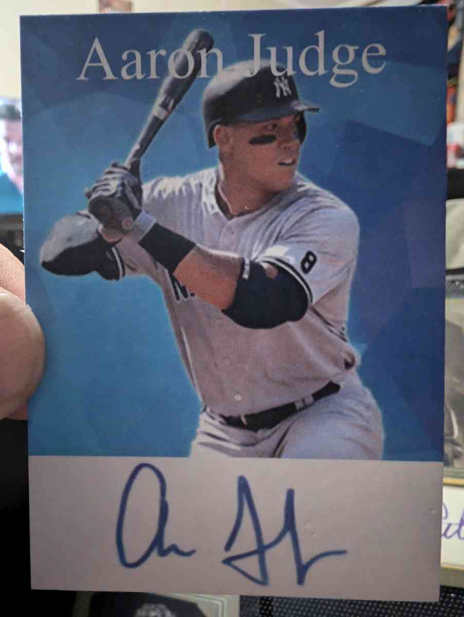 Aaron judge auto reprint - Clinton, Maine