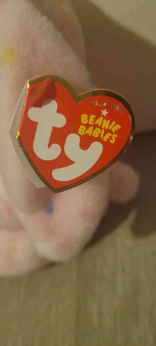 The Beanie Babies Collection Bellies easter may rabbit MINT - Cleveland, Ohio - FleaMarketBay