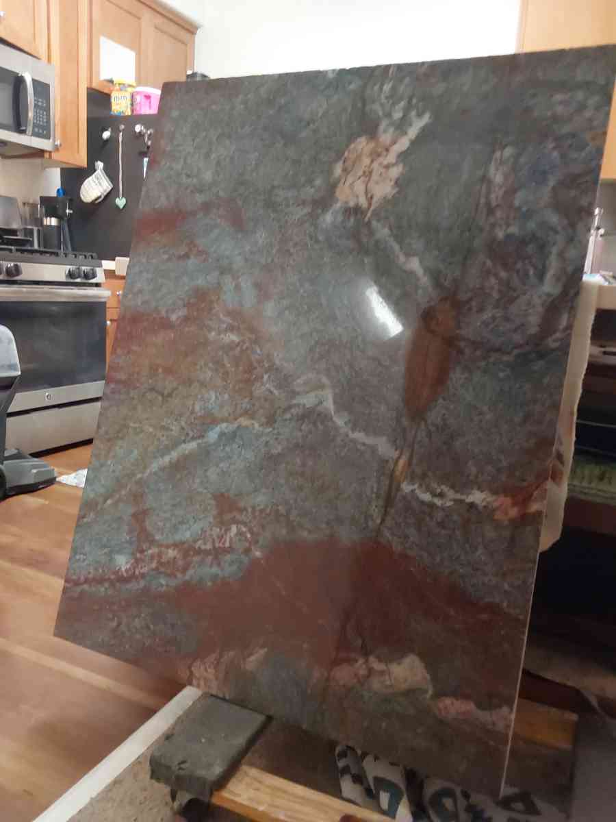 3ftX4ft blue louise van gogh granite slab - Santa Maria, California - FleaMarketBay