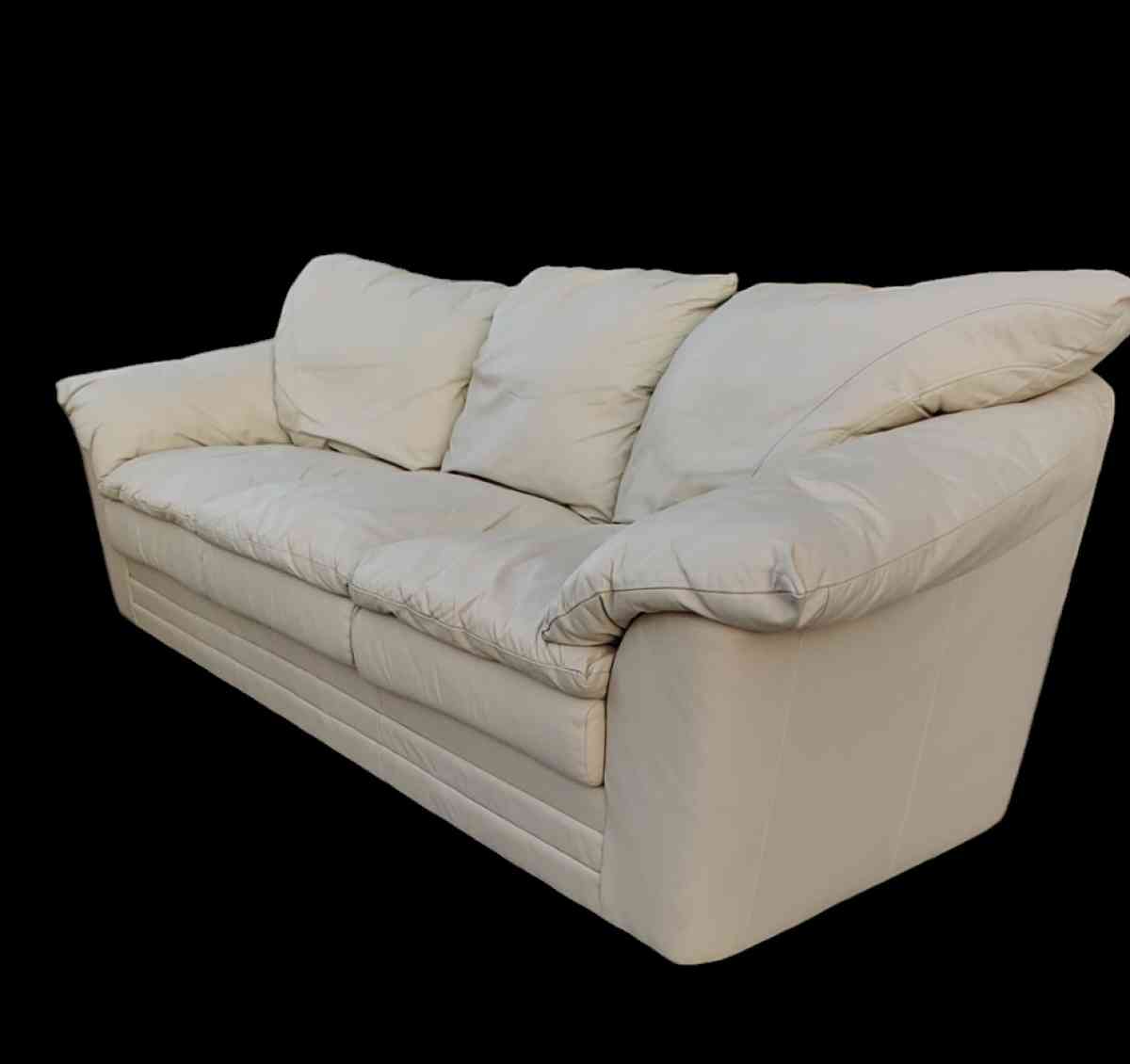 2 piece Leather Couch Sofa and Loveseat - Houston, Texas - FleaMarketBay