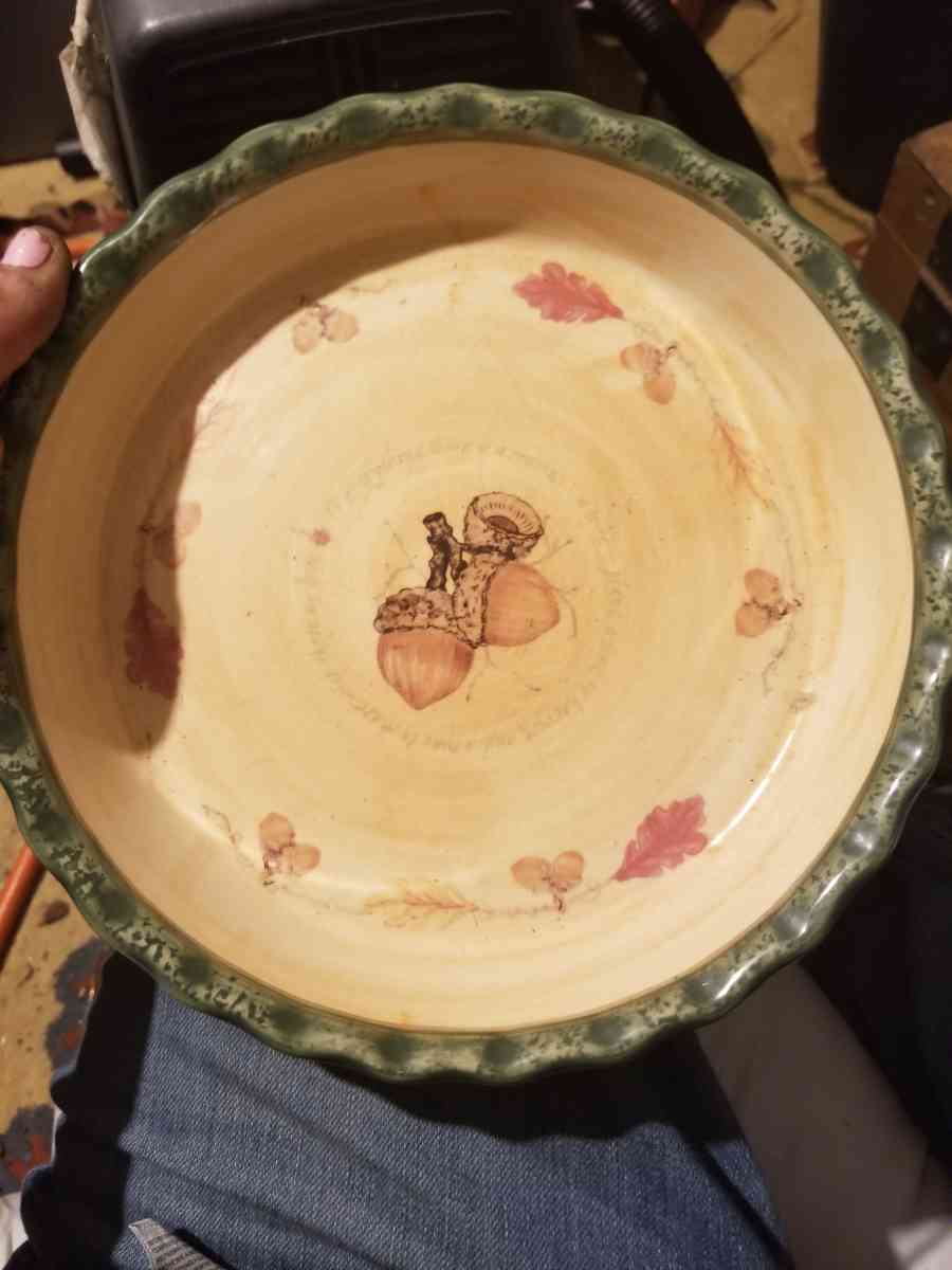 Russ Berrie  Co Pie Plate 10 Multicolor - Brazoria, Texas