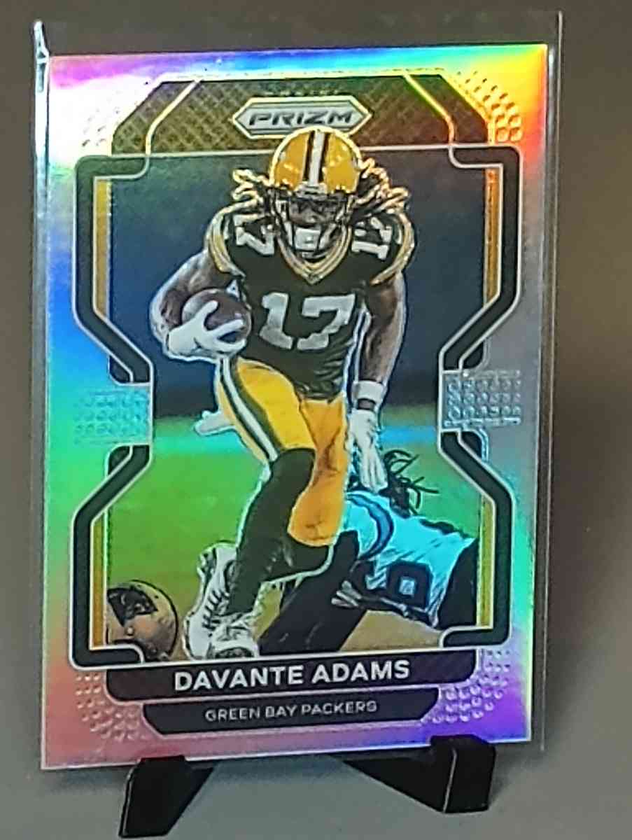 2021 prizm silver prizm Davante Adams 135 - Chatham, Illinois - FleaMarketBay