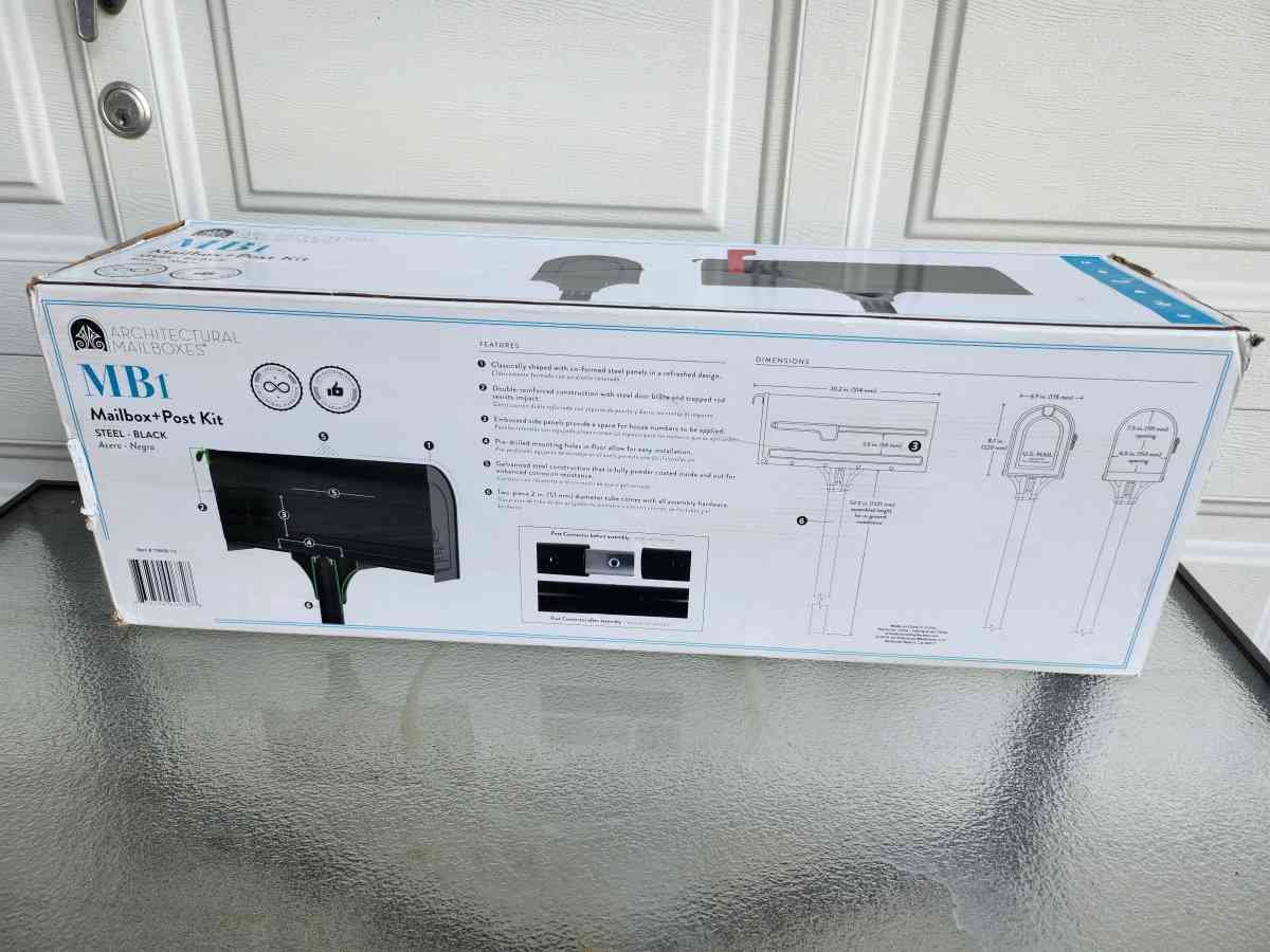 Architectural Mailboxes MB1 Mailbox and Post Kit - Homosassa, Florida - FleaMarketBay