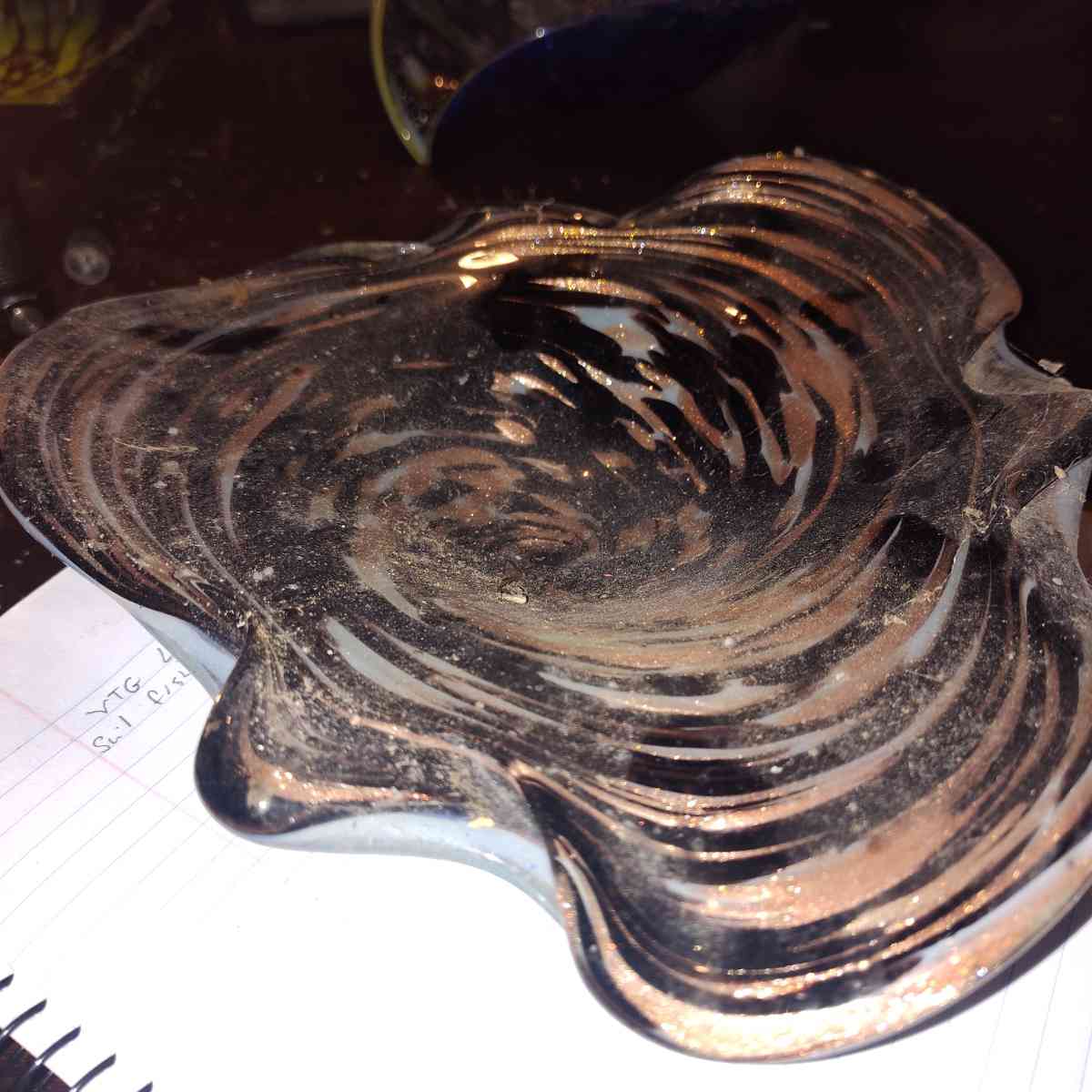 vintage brown swirl glass - Bremen, Georgia