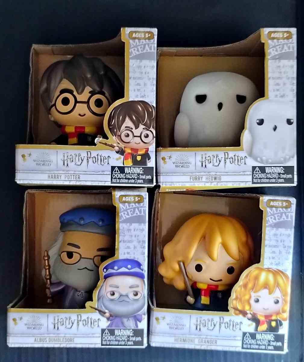 Wizarding World of Harry Potter 4 piece complete set - Hendersonville, North Carolina - FleaMarketBay