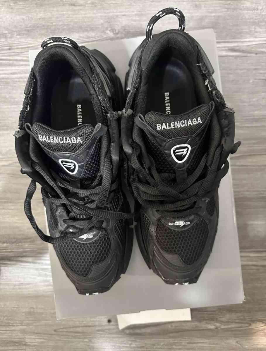 black balenciaga runner sneakers - Baltimore, Maryland - FleaMarketBay