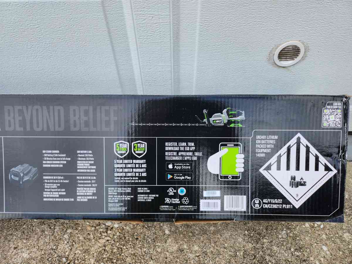 EGO 56v 26 Inch Hedge Trimmer - Homosassa, Florida - FleaMarketBay