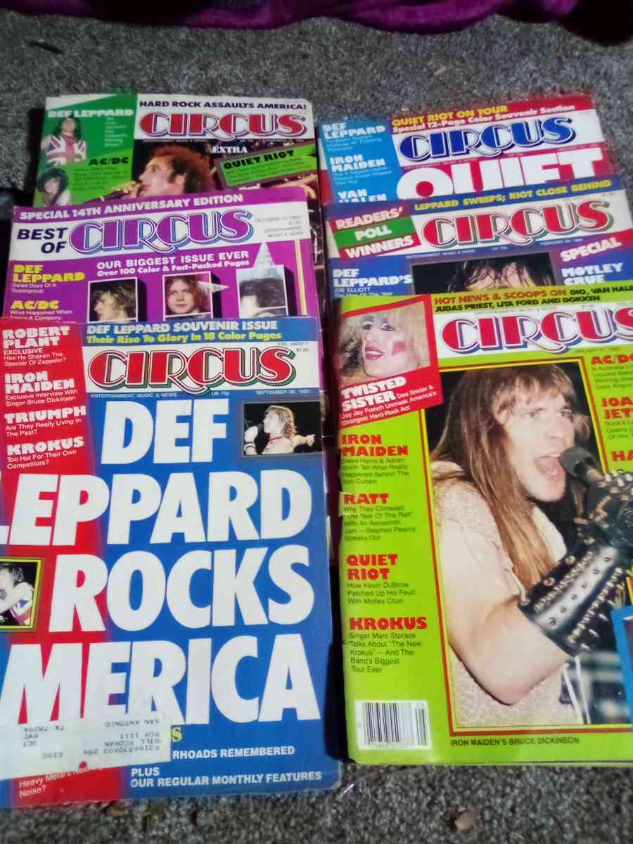 rare Vintage circus magazines 1975 1980 - San Antonio, Texas