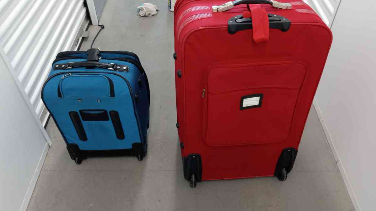 the 2 suit flight bag  big and mini - Belmont, California - FleaMarketBay