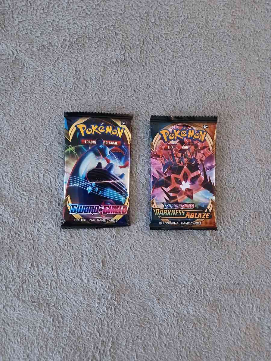 6 Pokemon Trading Cards Booster Packs 2022 2024 - North Hollywood, California - FleaMarketBay
