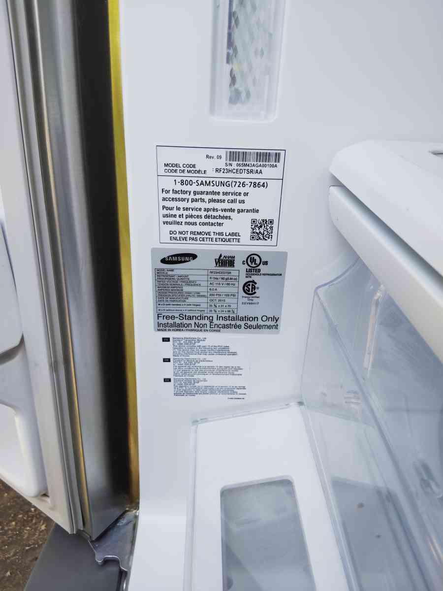 Samsung Refrigerator and Freezer - Mesquite, Texas - FleaMarketBay