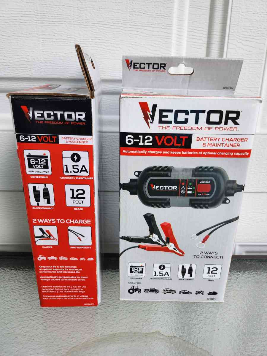 Vector 6 and 12 Volt Battery Charger and Maintainer - Homosassa, Florida - FleaMarketBay