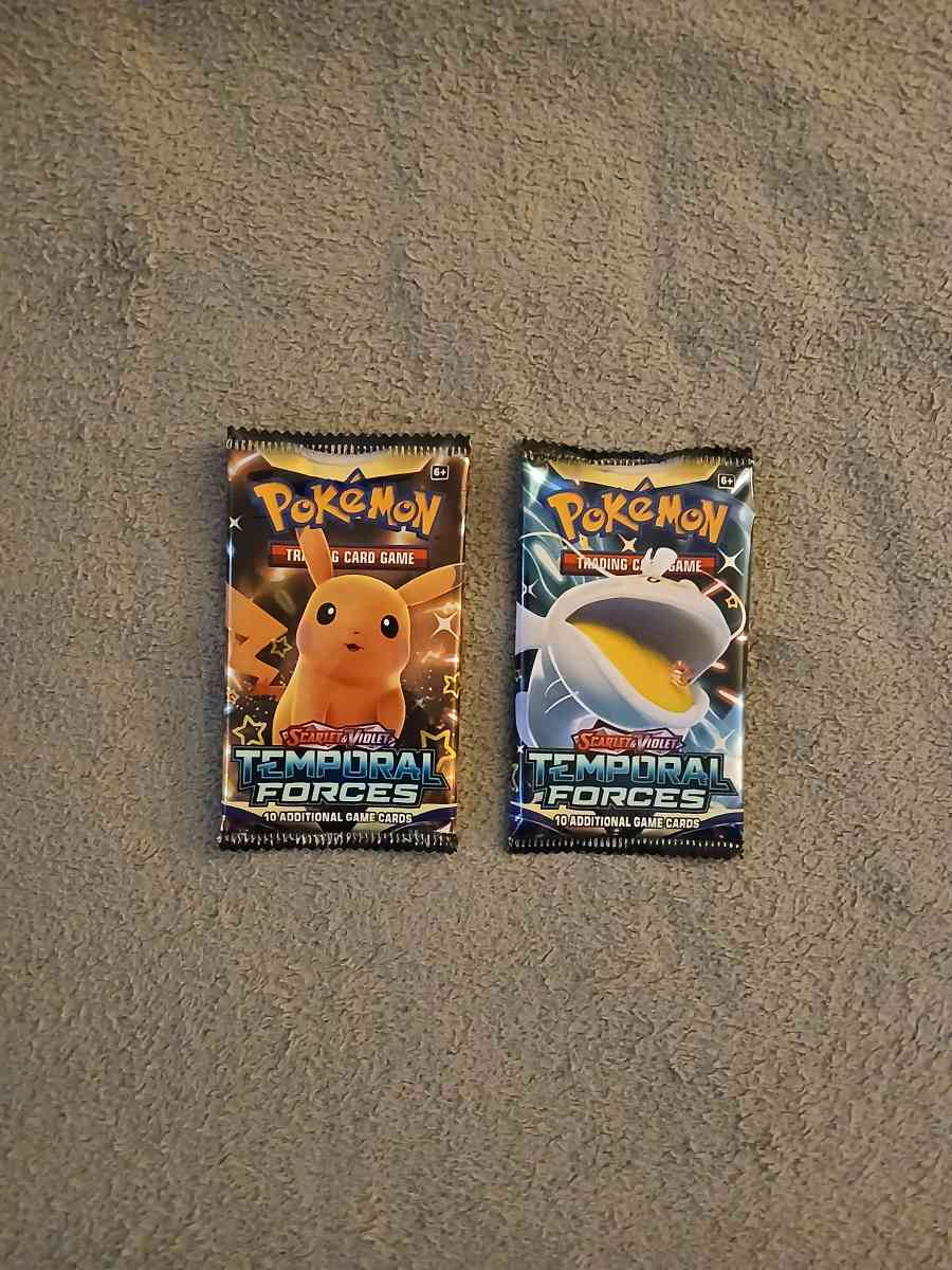 3 Pokemon Trading Cards Booster Packs 2024 - North Hollywood, California - FleaMarketBay