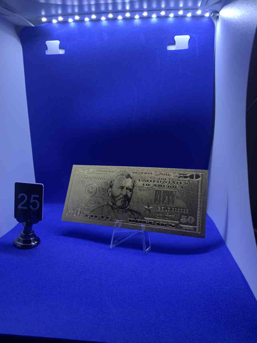 Gold Plated Collectors Bank Note - Pennsville, New Jersey - FleaMarketBay