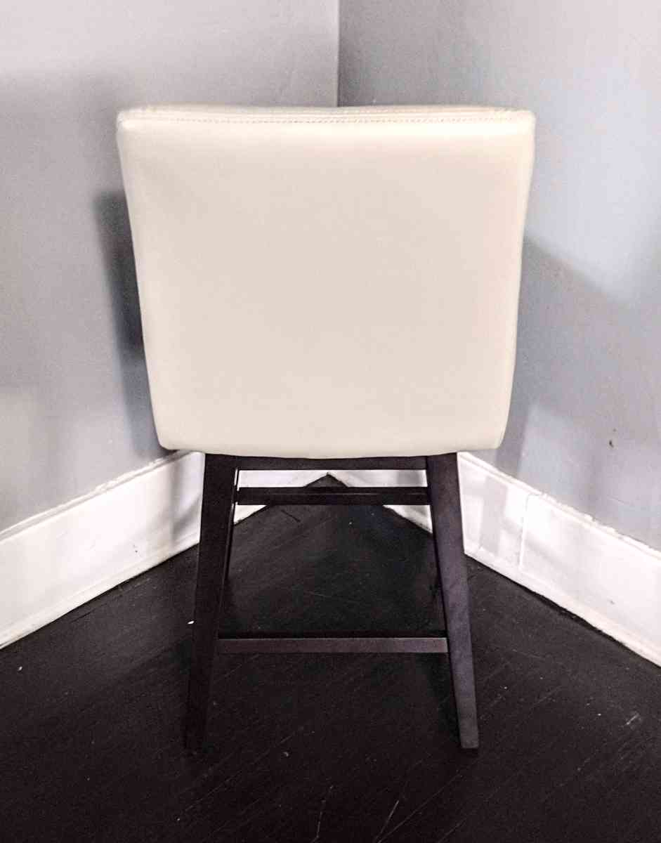 Lissa Light Gray Faux Leather Swivel Counter Stool Set - Detroit, Michigan - FleaMarketBay