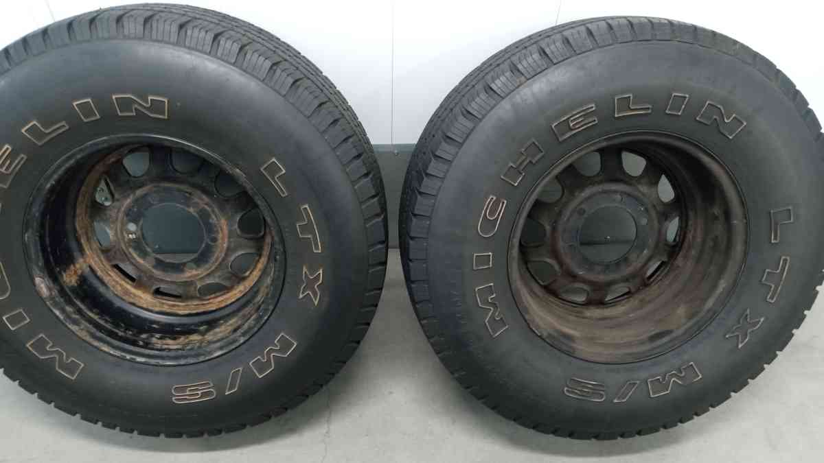 the  set of 4 tires and wheels R15 - Belmont, California - FleaMarketBay