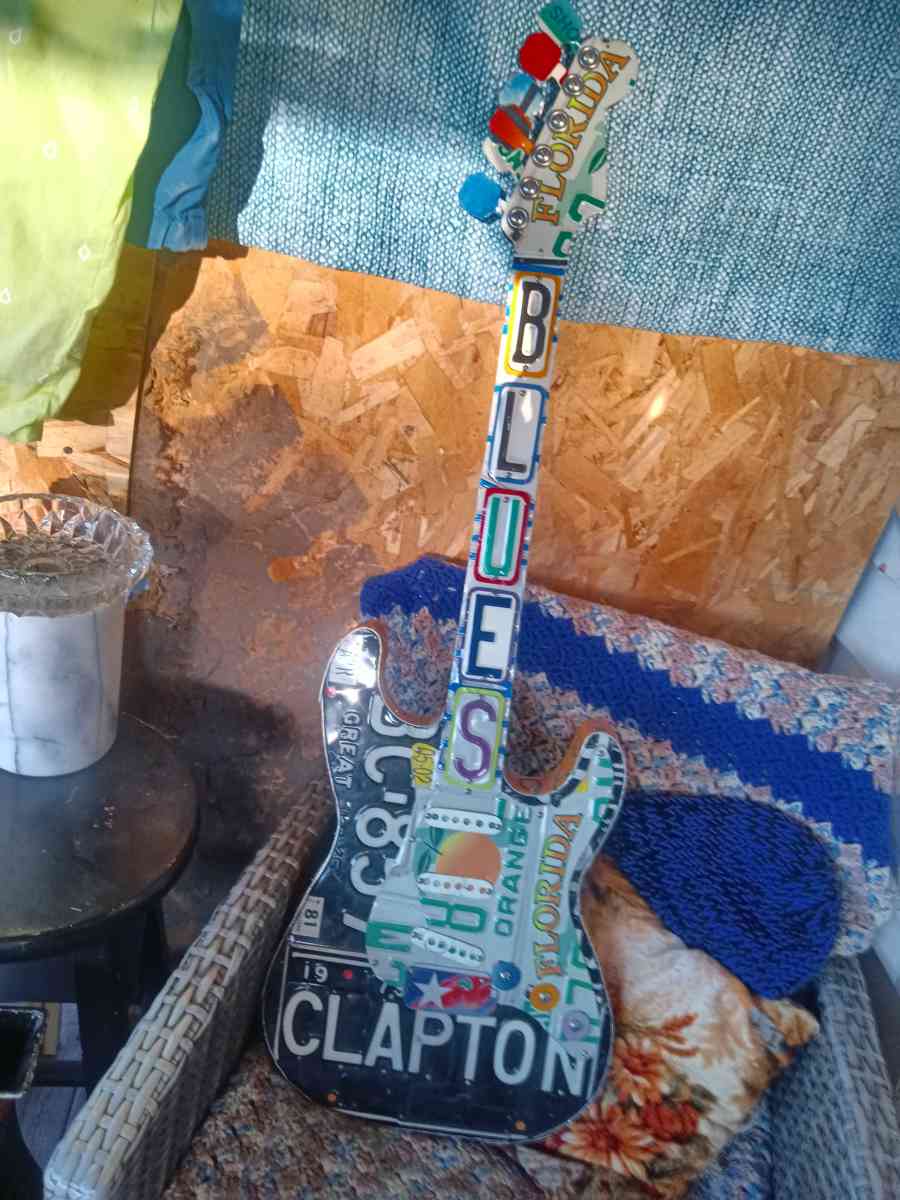 eric clapton one of a kind guitar wall sign - Colorado City, Colorado - FleaMarketBay