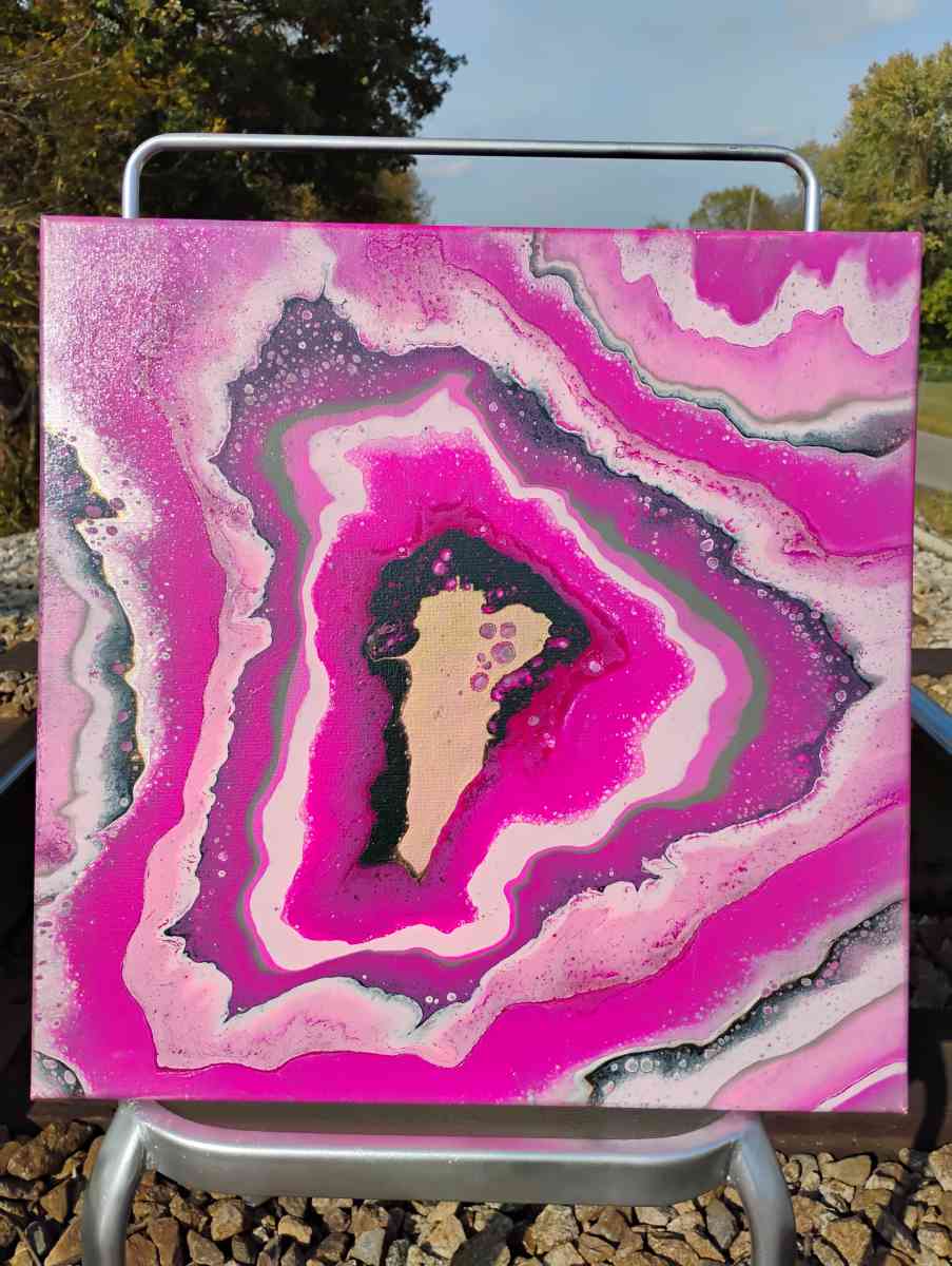 20in x 20in Acrylic Painting - Christiana, Tennessee - FleaMarketBay