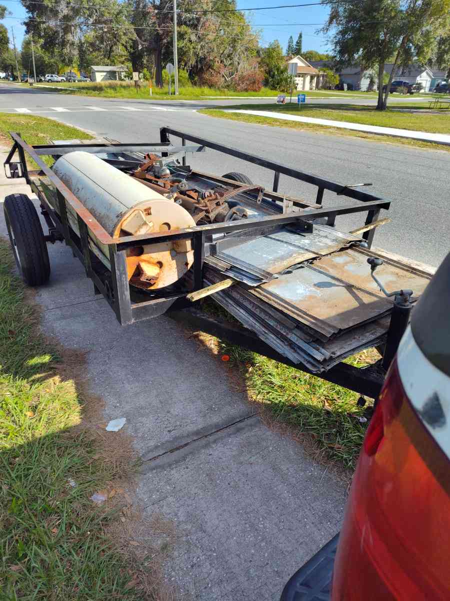 scrap metal debris trailer - Apopka, Florida - FleaMarketBay