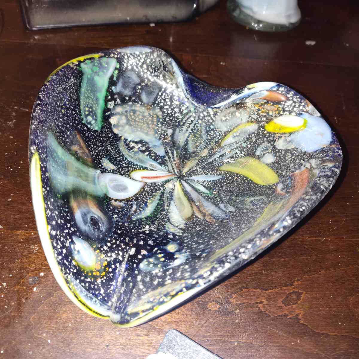 vintage 1950s Murano glassdish - Bremen, Georgia