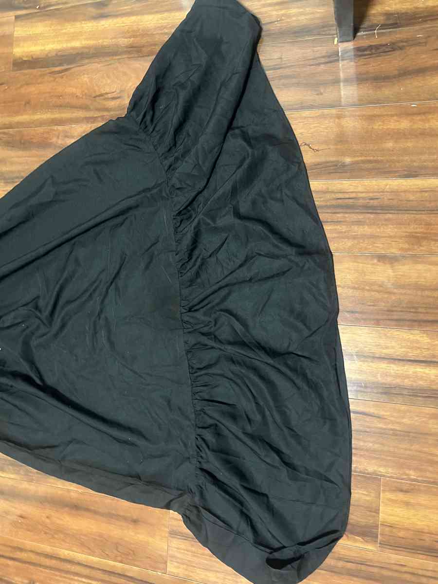 Long black Vintage Summer dress - Brentwood, New York - FleaMarketBay