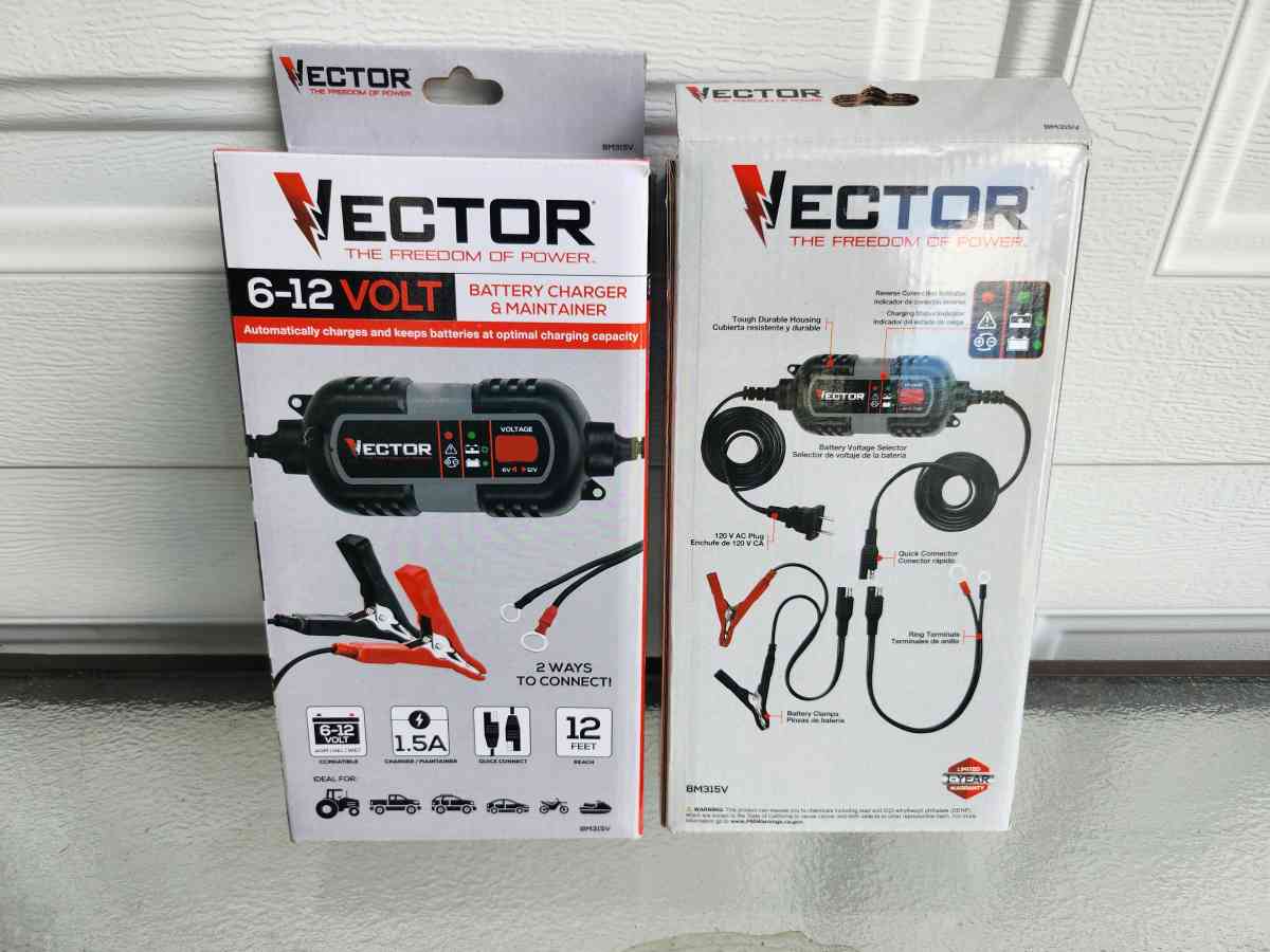 Vector 6 and 12 Volt Battery Charger and Maintainer - Homosassa, Florida - FleaMarketBay