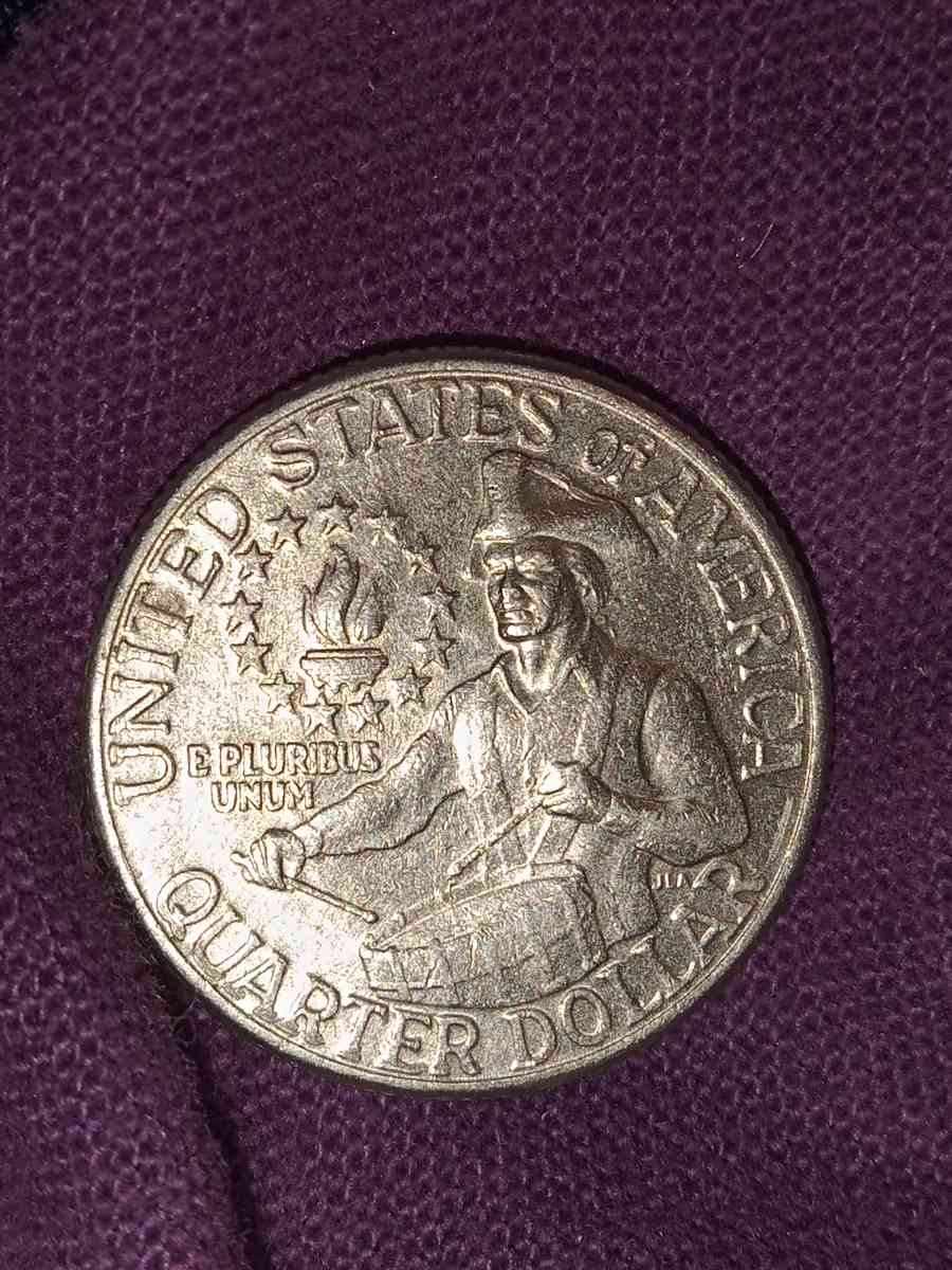 bicentennial quarter 1976 d - Cameron, Louisiana