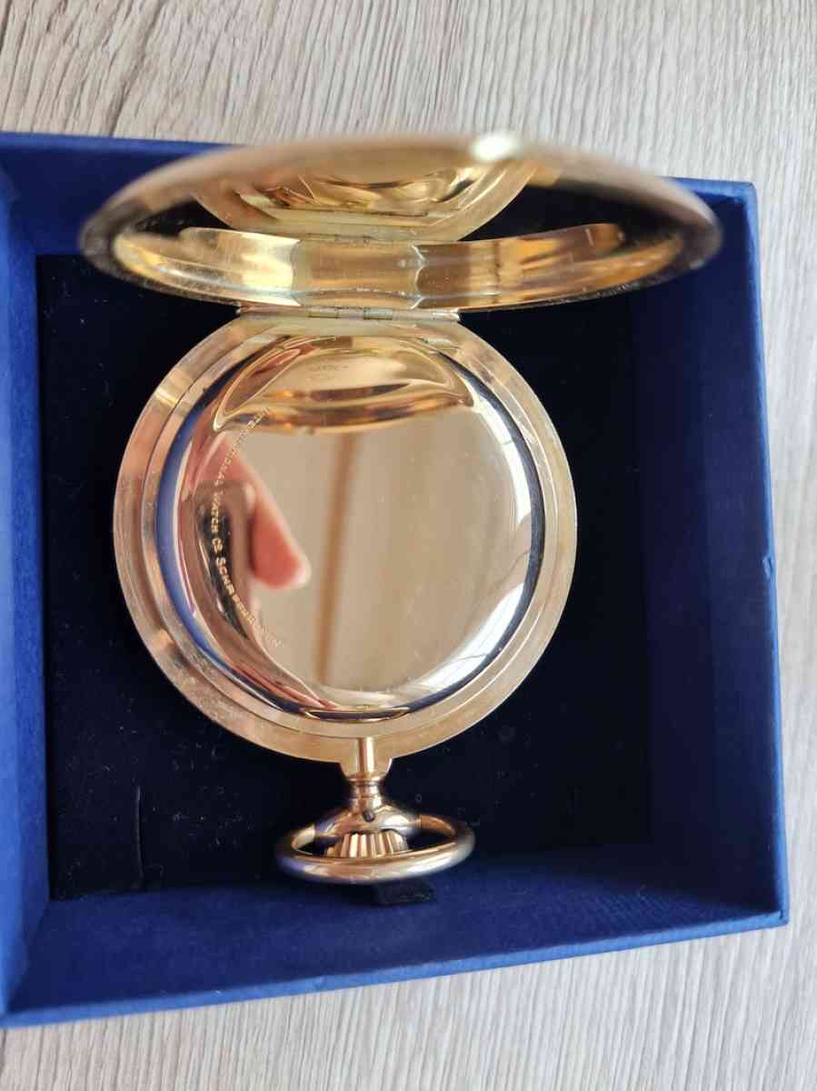 RARE FANCY HAND SOLID 14 K GOLD IWCSchaffhausen Pocket Watch - Addison, Michigan - FleaMarketBay