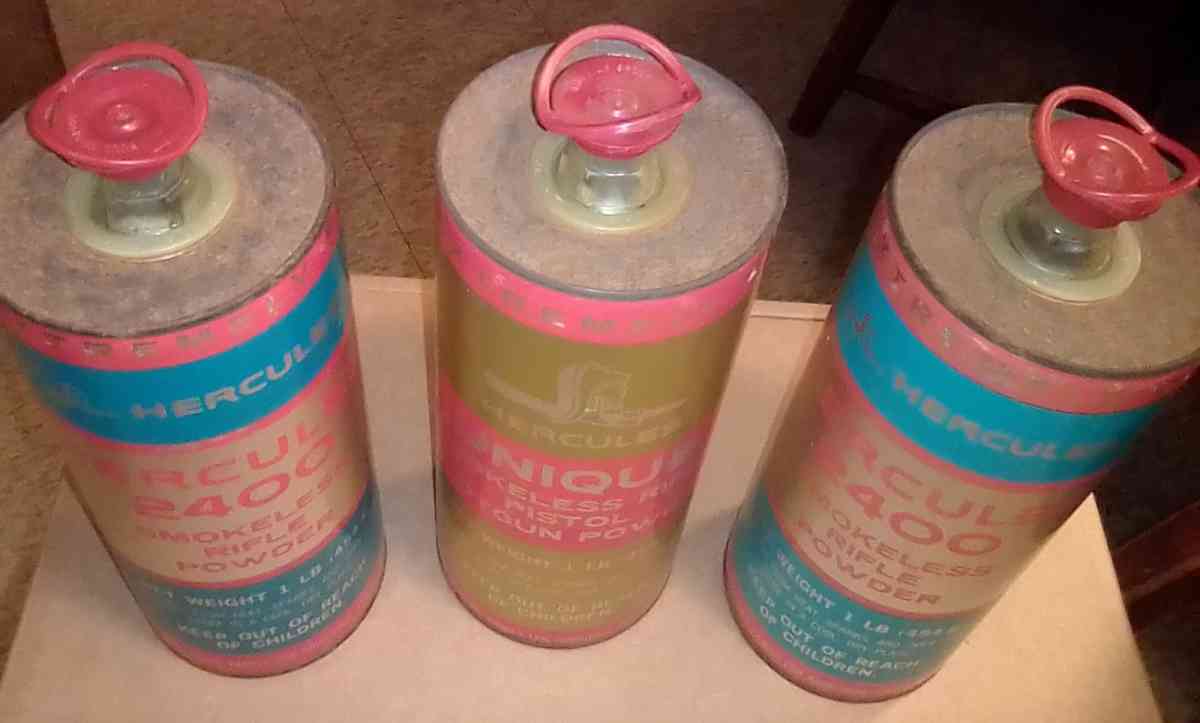 collection of gunpowder tins - Akron, Ohio - FleaMarketBay
