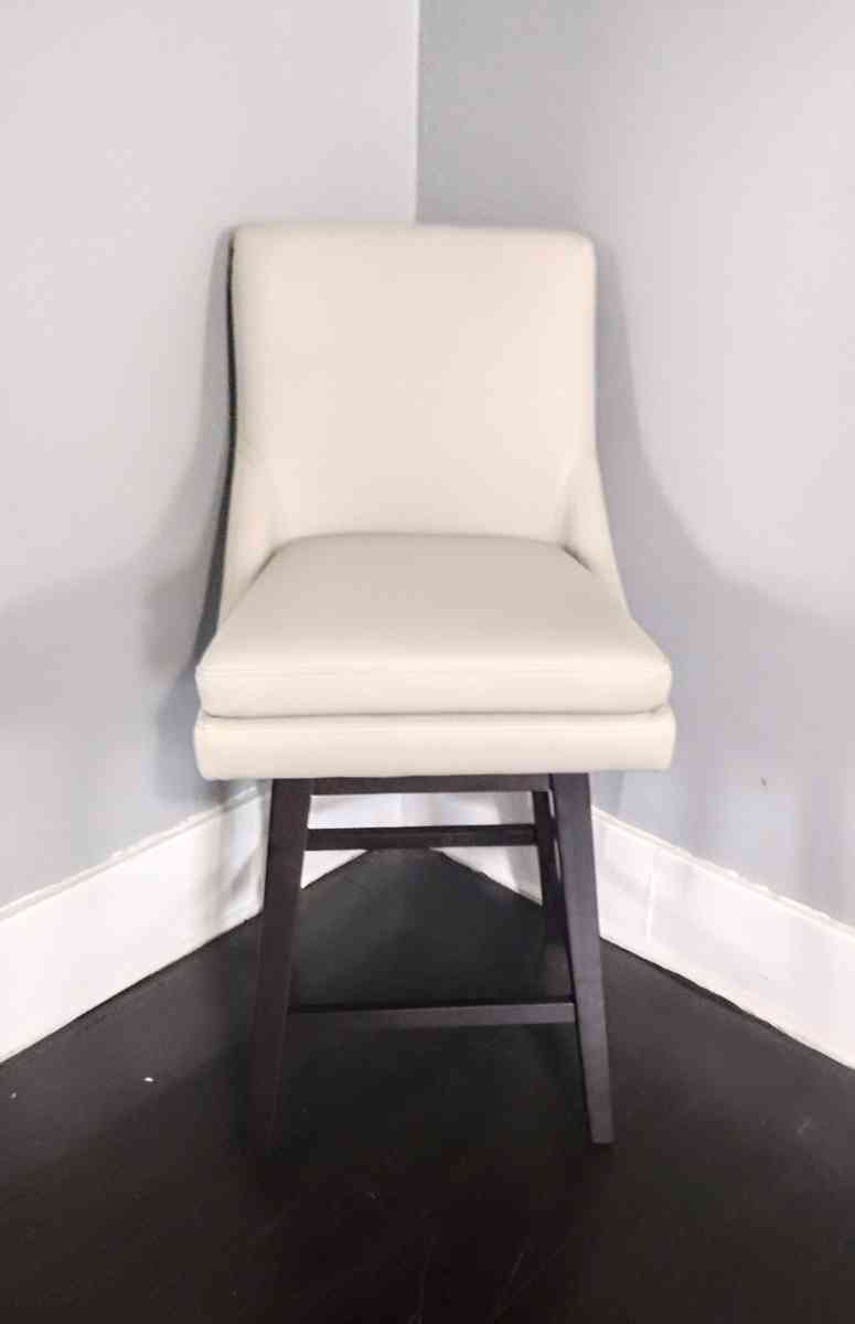 Lissa Light Gray Faux Leather Swive rCounter Stool Set - Detroit, Michigan - FleaMarketBay