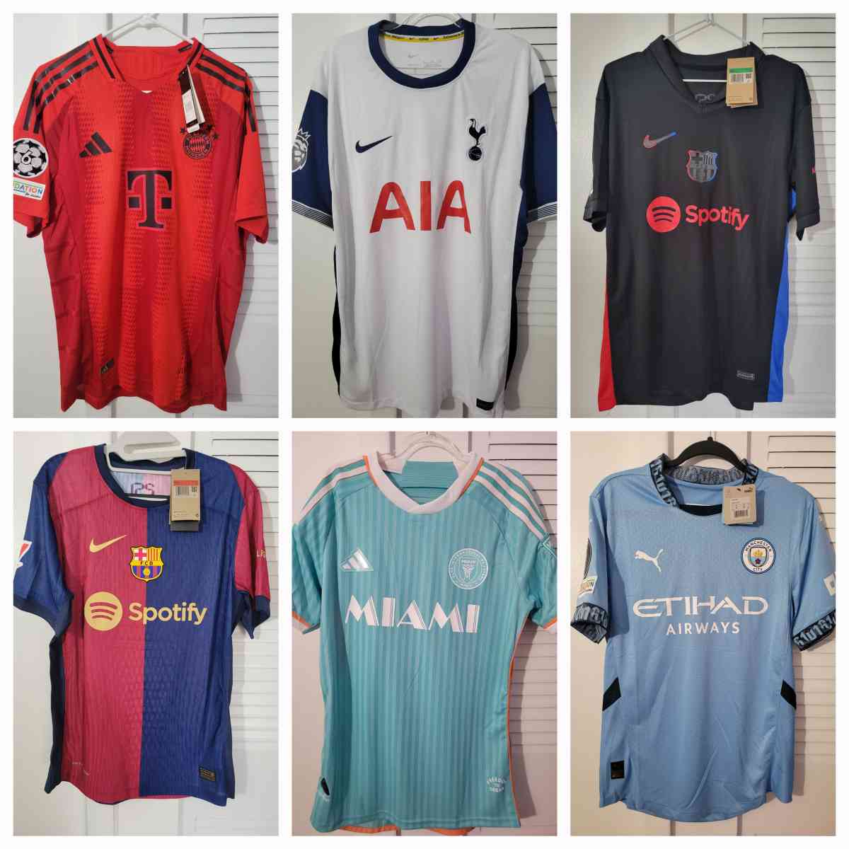 Jersey Soccer 2025 Player Version and Fan Size M L XL 2XL3XL - Miami, Florida - FleaMarketBay