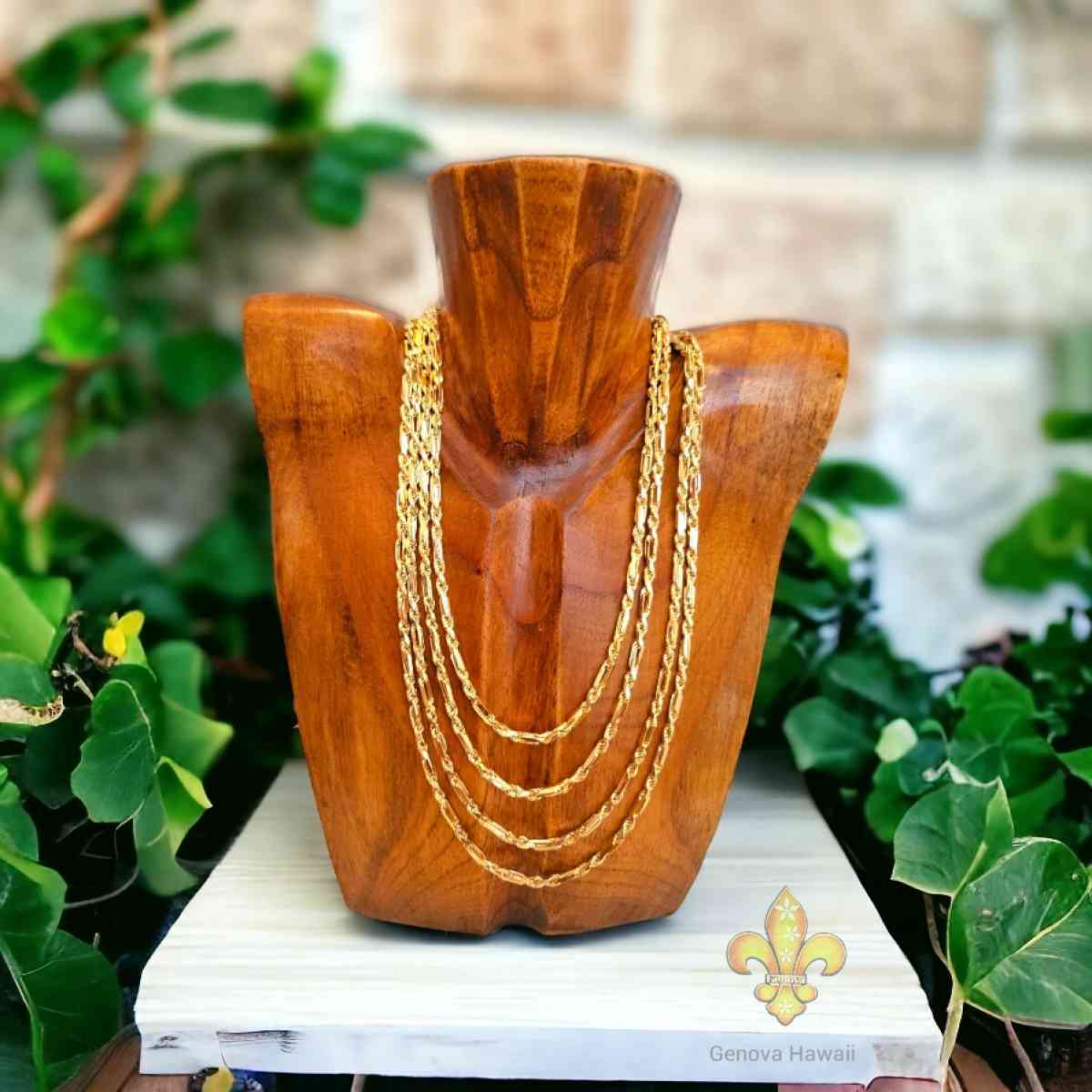 Luxury Italian Milano gold over silver chains available - Houston, Texas - FleaMarketBay