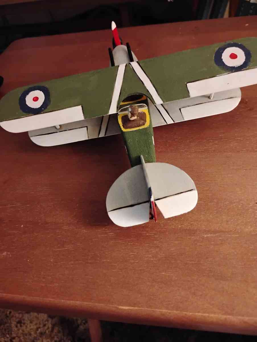 vintage world war 1 handmade model biplane - Exeter, Missouri - FleaMarketBay