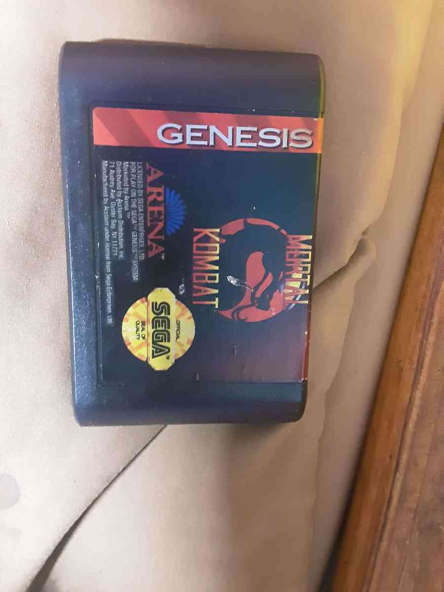 Sega Genesis mortal Kombat cartridge - Haines City, Florida