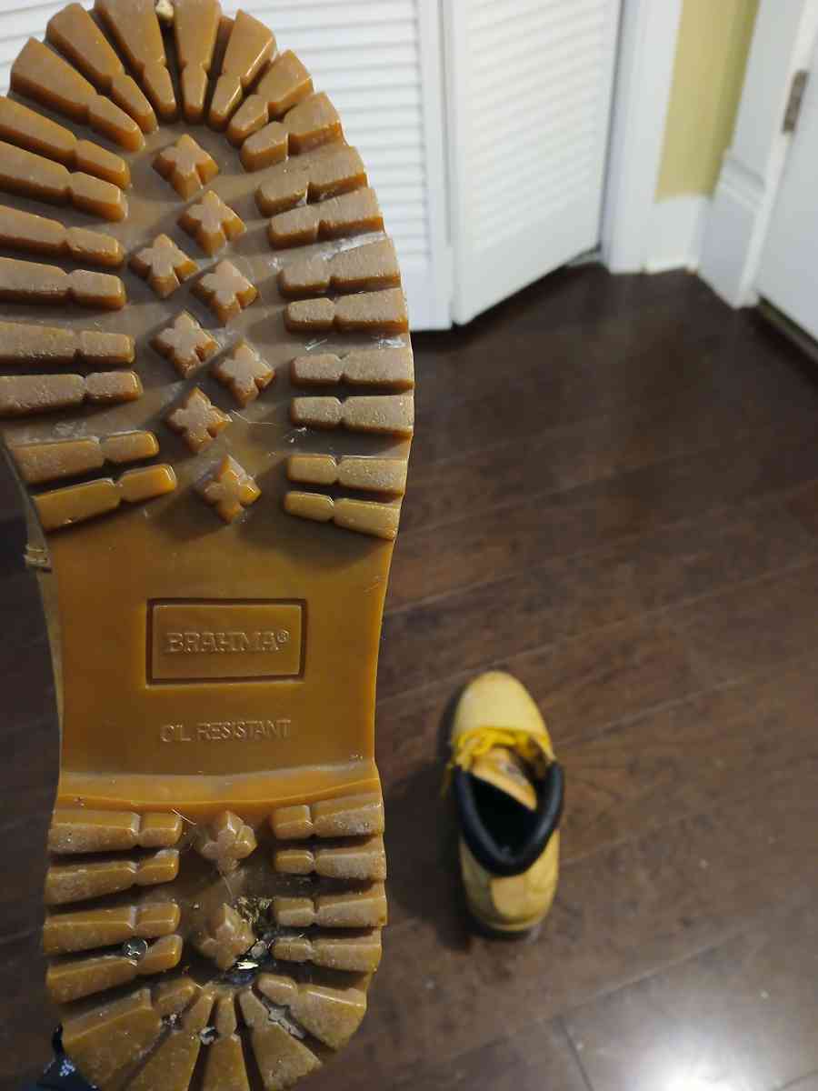 Brahma Steel Toe Waterproof Oil  Slip Resistant EH Size 8 - Indianapolis, Indiana - FleaMarketBay