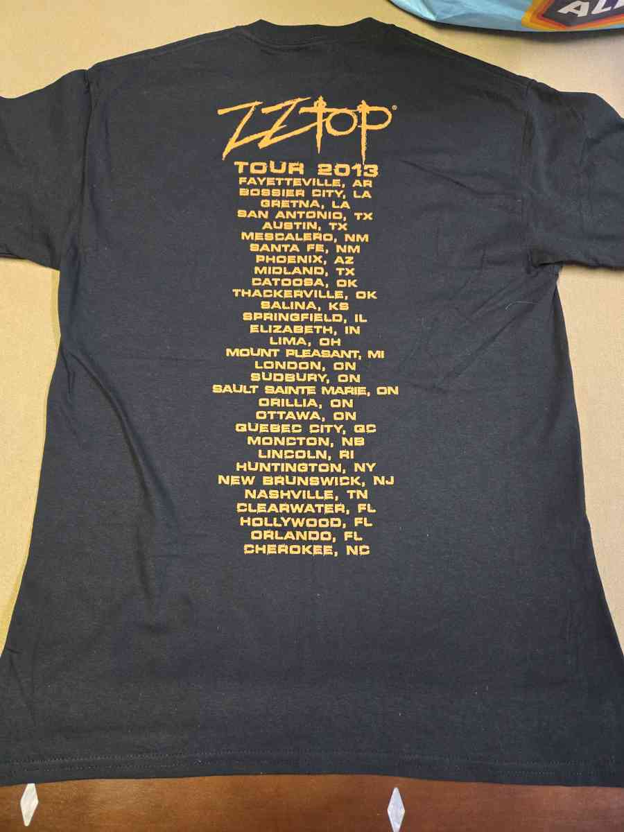 Z Z TOP TOUR TEE - Indianapolis, Indiana - FleaMarketBay