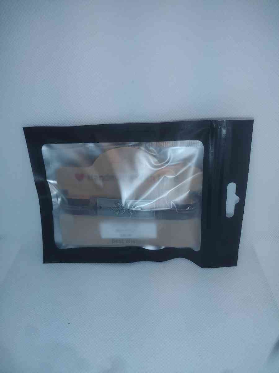 Brown Leaf Leather Bracelet VCB - Roanoke, Virginia - FleaMarketBay