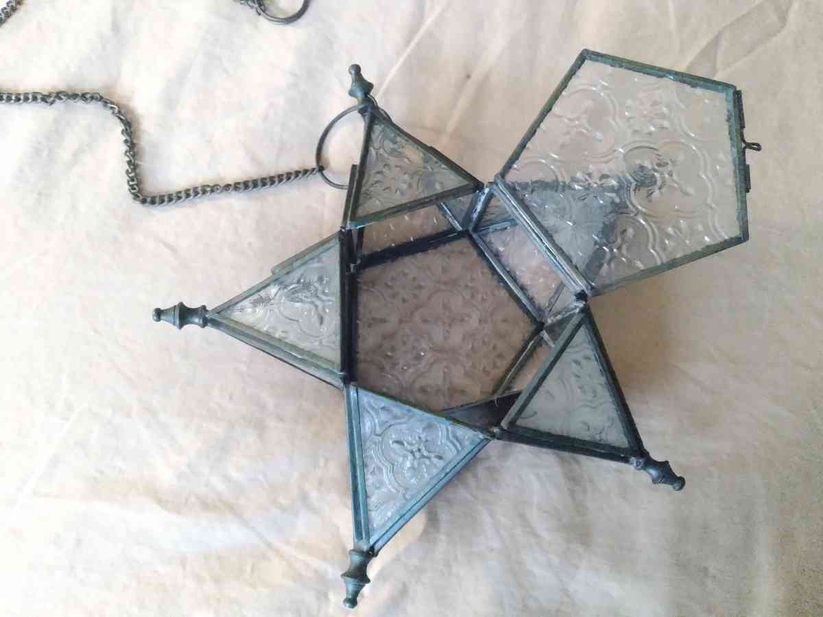 Star Shaped Hanging Candle Holder Lantern - Aurora, Colorado - FleaMarketBay
