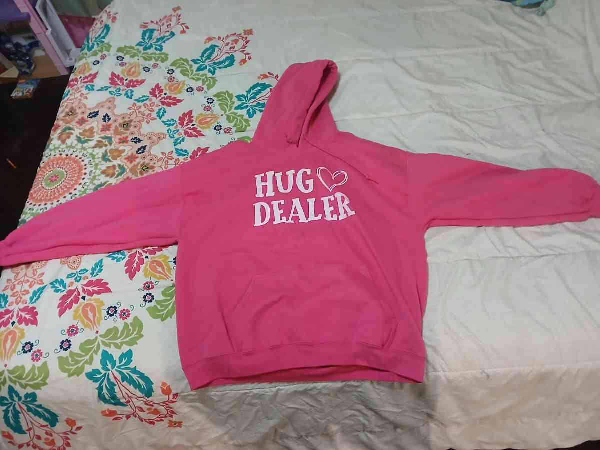 Pink hoodie XL and purse lot for 15