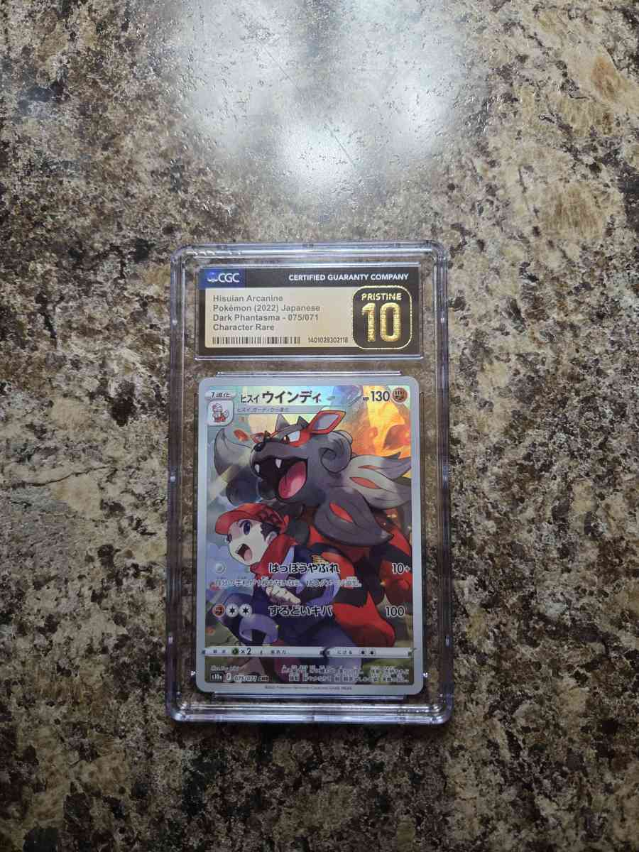 POKEMON GRADED 10 CARD - Indianapolis, Indiana