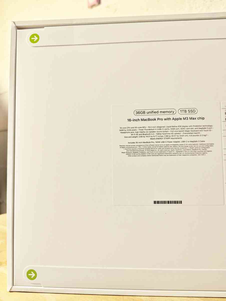 Apple MacBook Pro 16 M3 Max - Oakland, California - FleaMarketBay