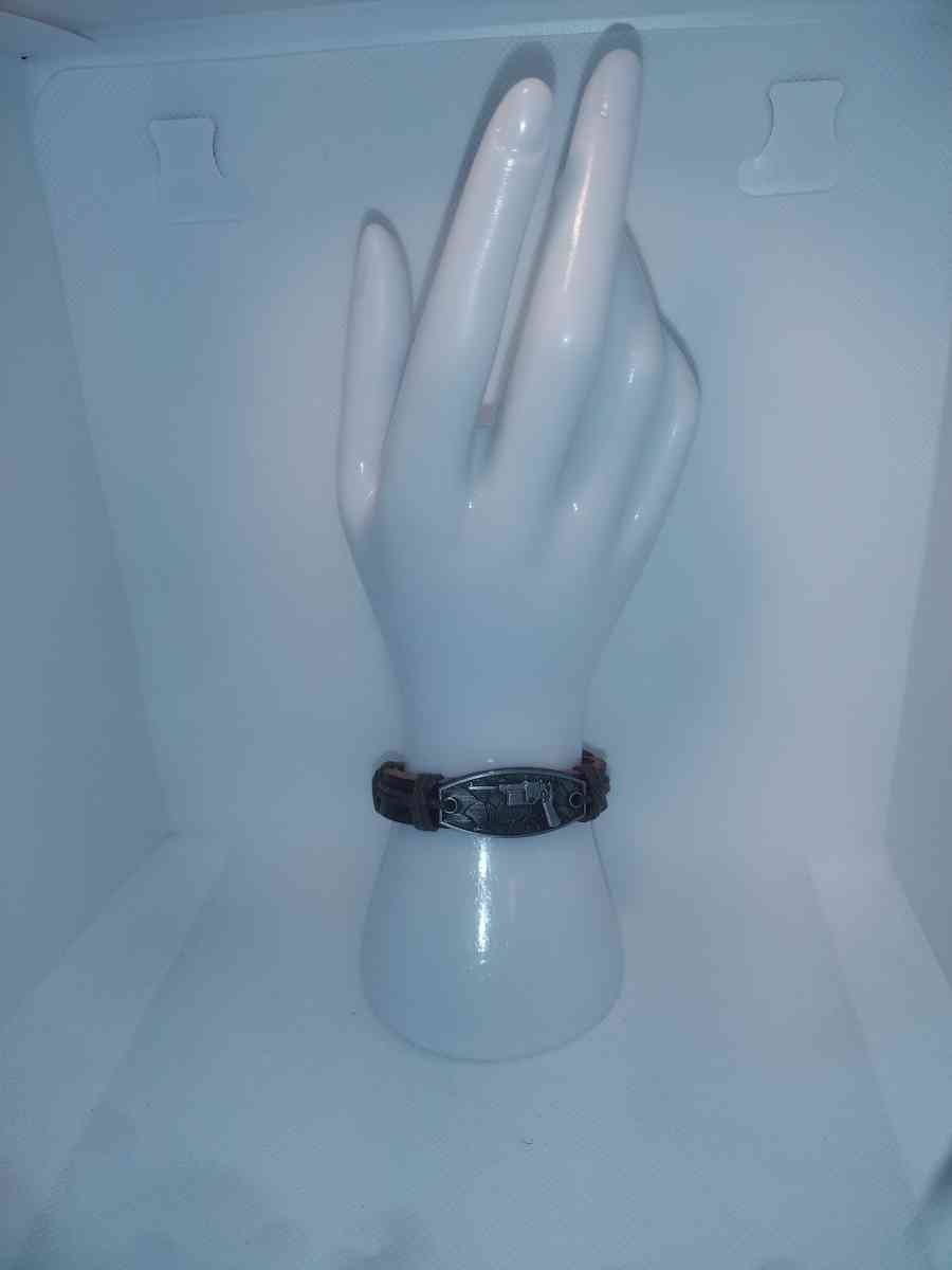 Brown Pistol Leather Bracelet VCB - Roanoke, Virginia