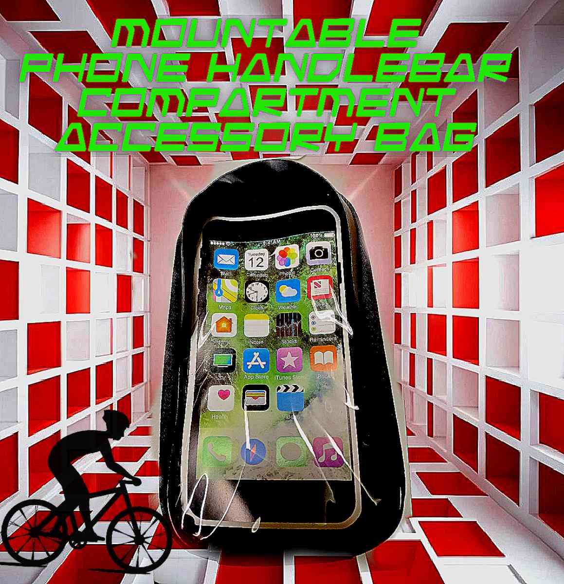 Mountable Phone Carry Bag Bicycle Front Handlebar Fits 62 X - Baldwin, New York