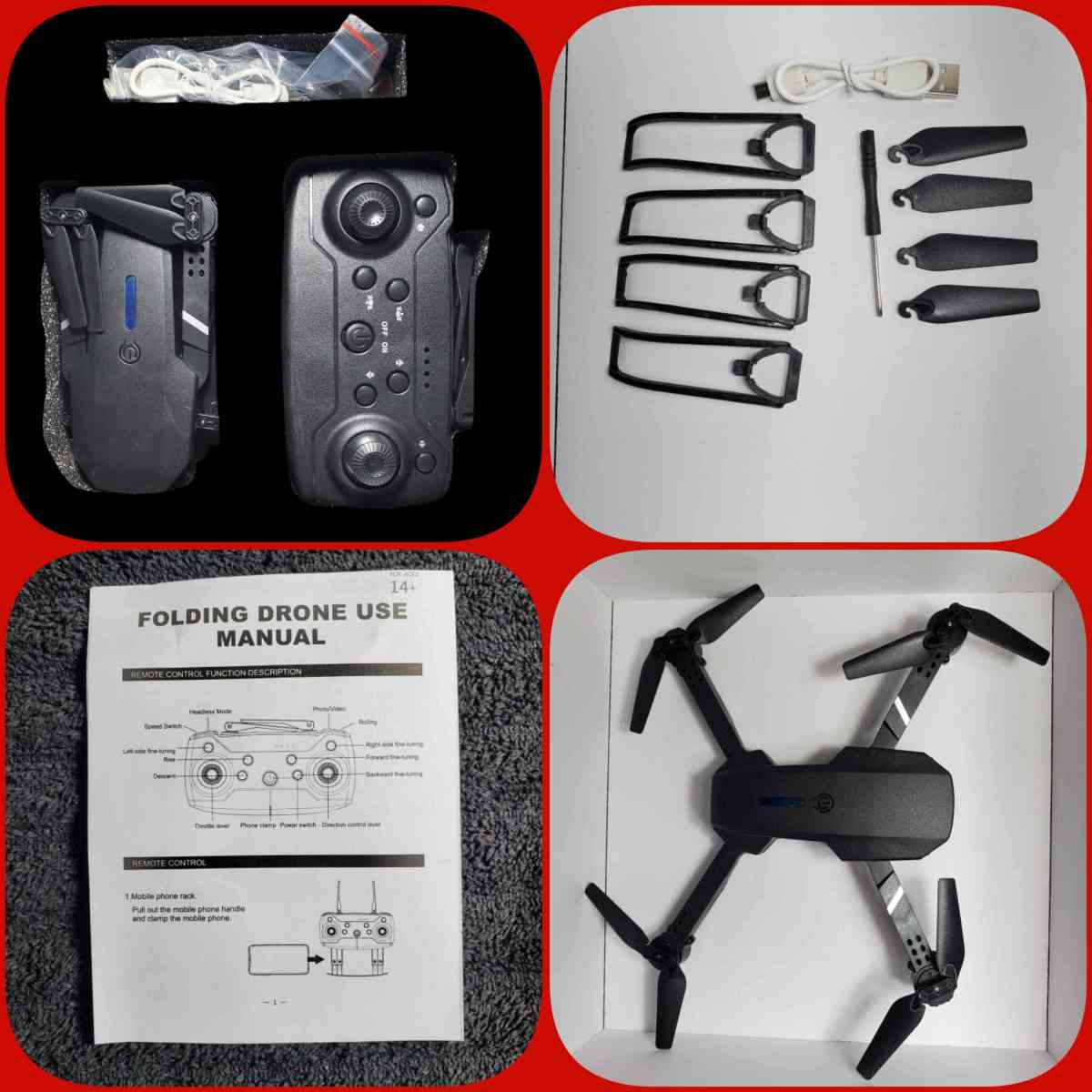 Drone 4K Camera Video I WIFI And Remote Control I RRR Drones - Rock Island, Tennessee - FleaMarketBay