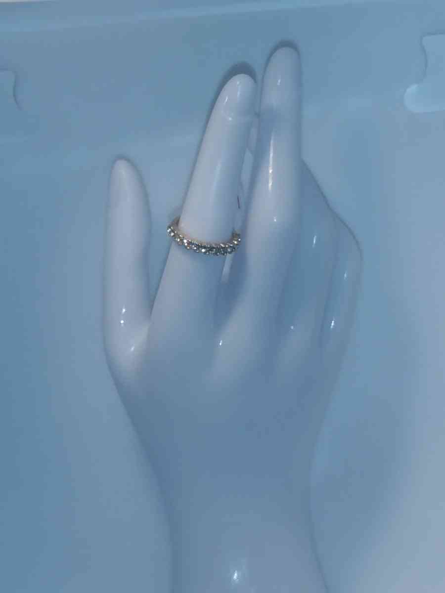 Small White Stones Chic Rhinestone Ring - Roanoke, Virginia