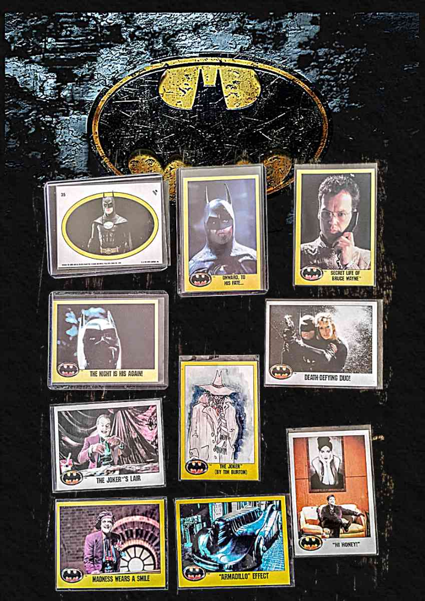 1989 Batman movie cards - Abilene, Texas