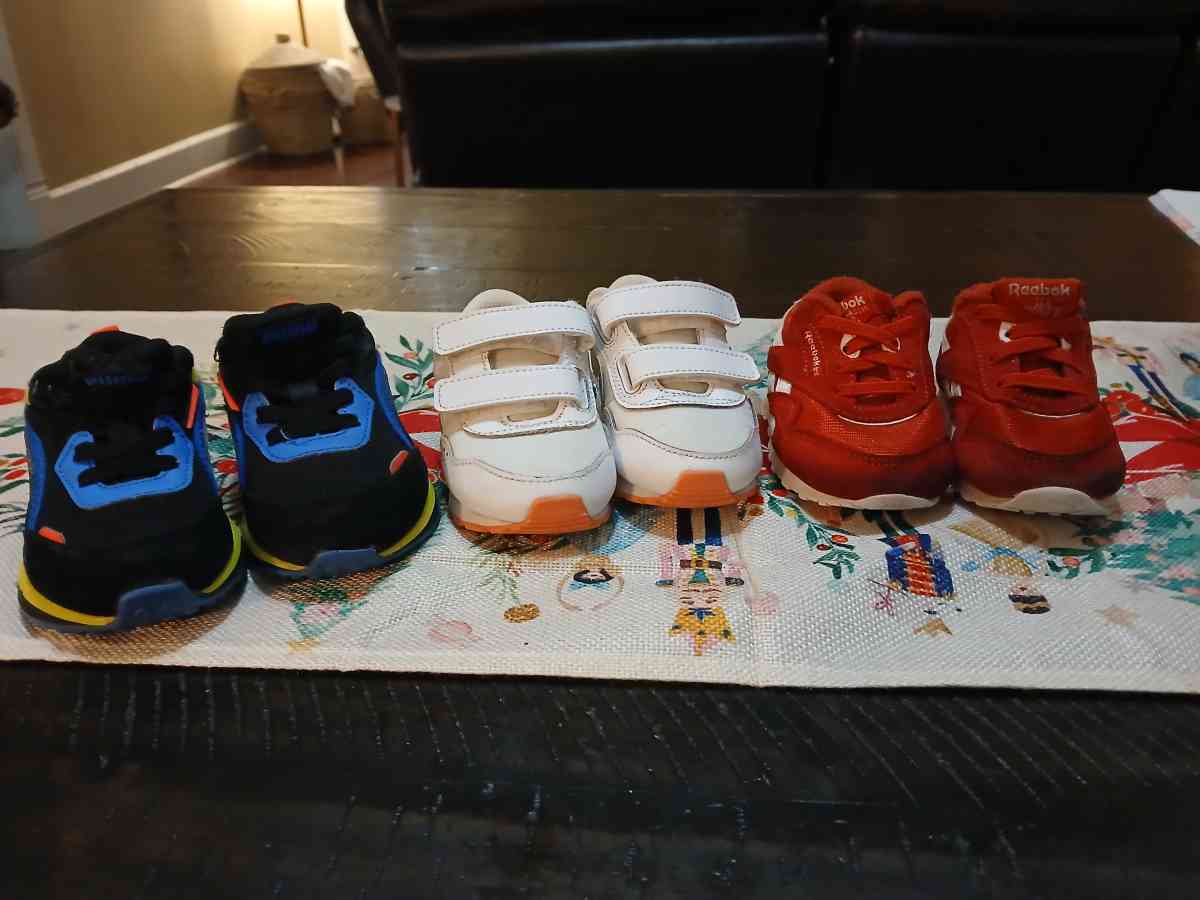 Lot of baby shoes Nike Reebok and Puma 4C - Indianapolis, Indiana