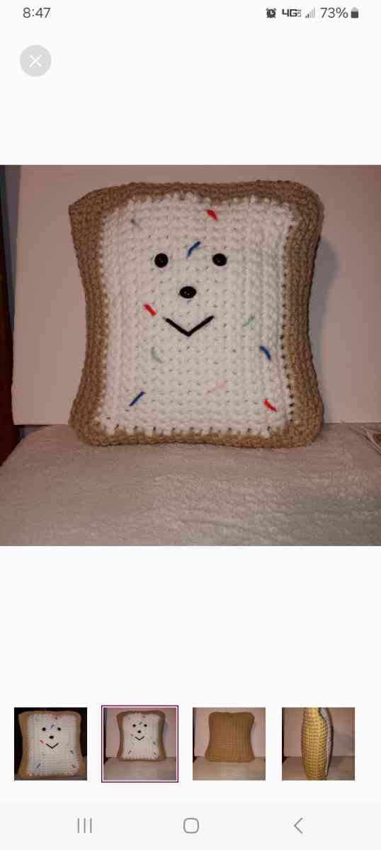 Handmade Crochet Pop Tart - Nashville, Arkansas - FleaMarketBay