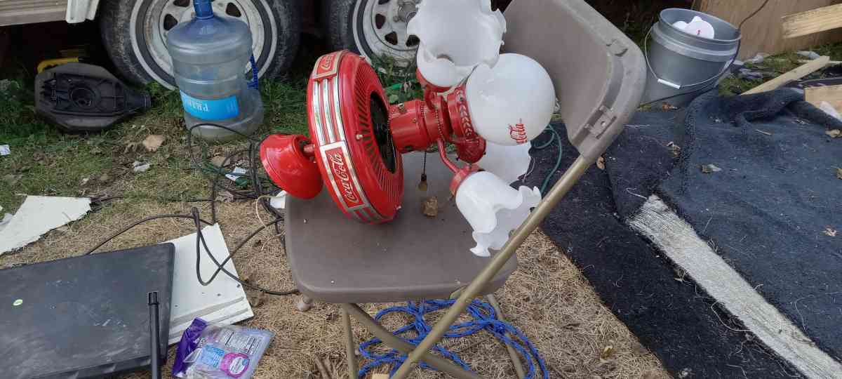 coca cola fan like new - Fayette, Ohio - FleaMarketBay